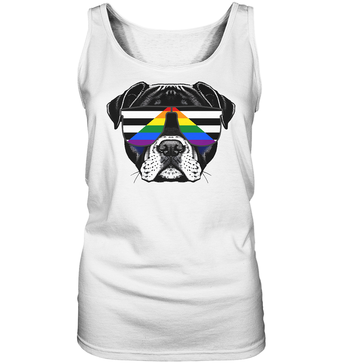 Straight Ally Doggo - Ladies Tank-Top