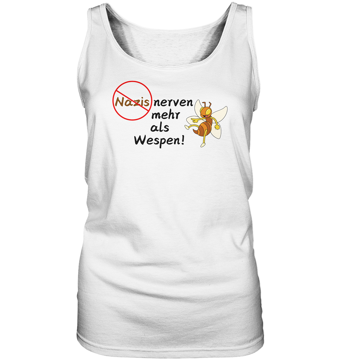 Nazis nerven mehr als Wespen - Ladies Tank-Top
