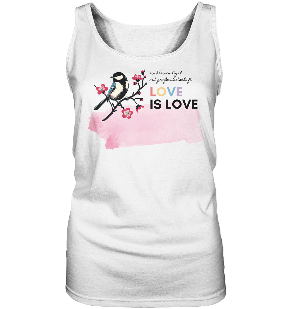 Kleine Flügel, große Botschaft - Ladies Tank-Top