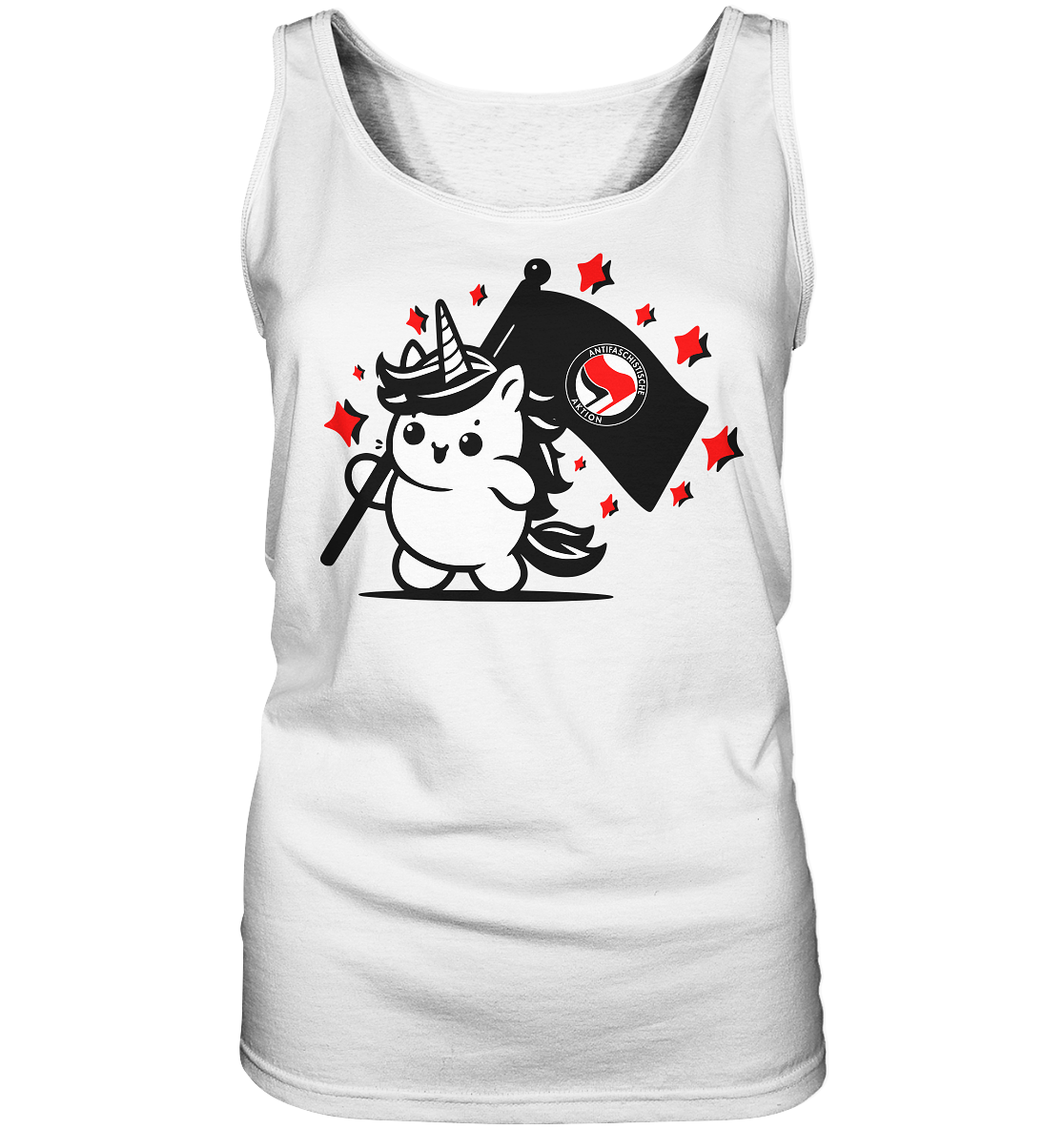 Einhorn Antifa - Ladies Tank-Top