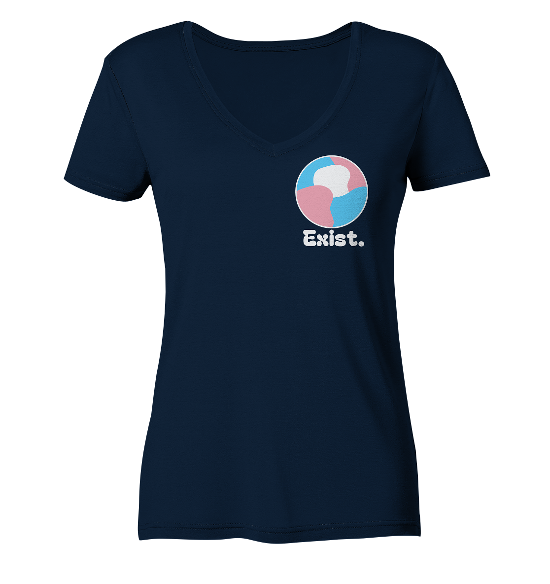 Exist "Trans Edition" - Ladies V-Neck Shirt