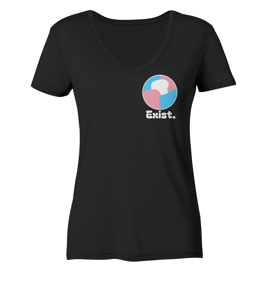 Exist "Trans Edition" - Ladies V-Neck Shirt