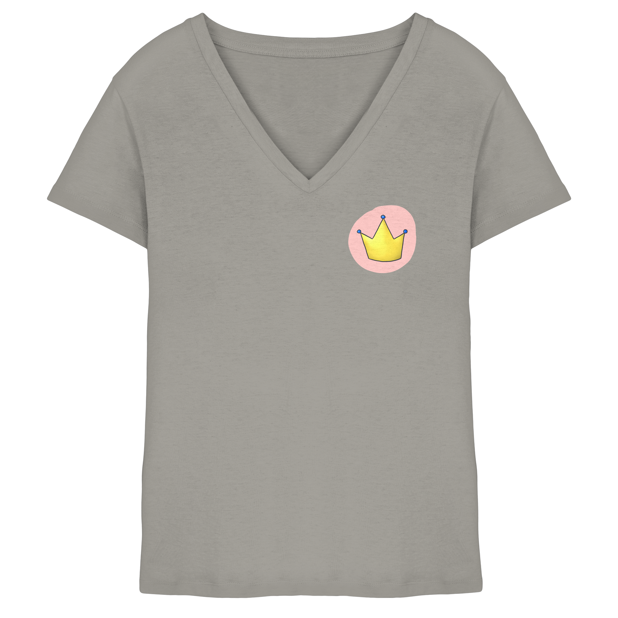 Survivor Queens Logo "Pink Bubble Edition" - Ladies V-Neck Shirt