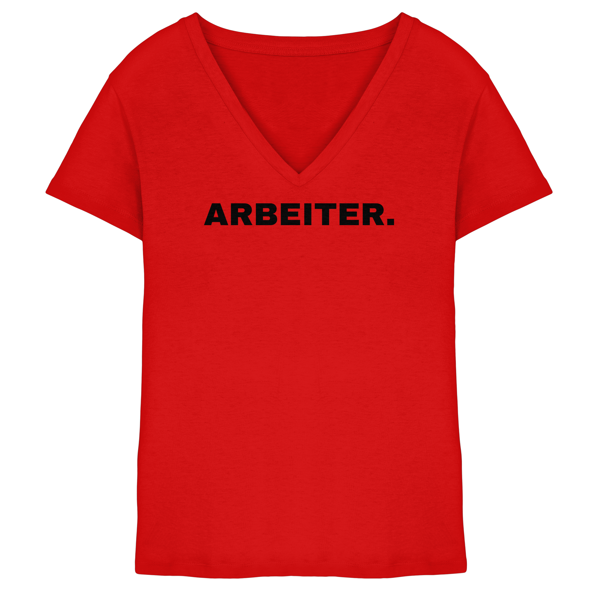 ARBEITER. "Plain Work Edition" - Ladies V-Neck Shirt
