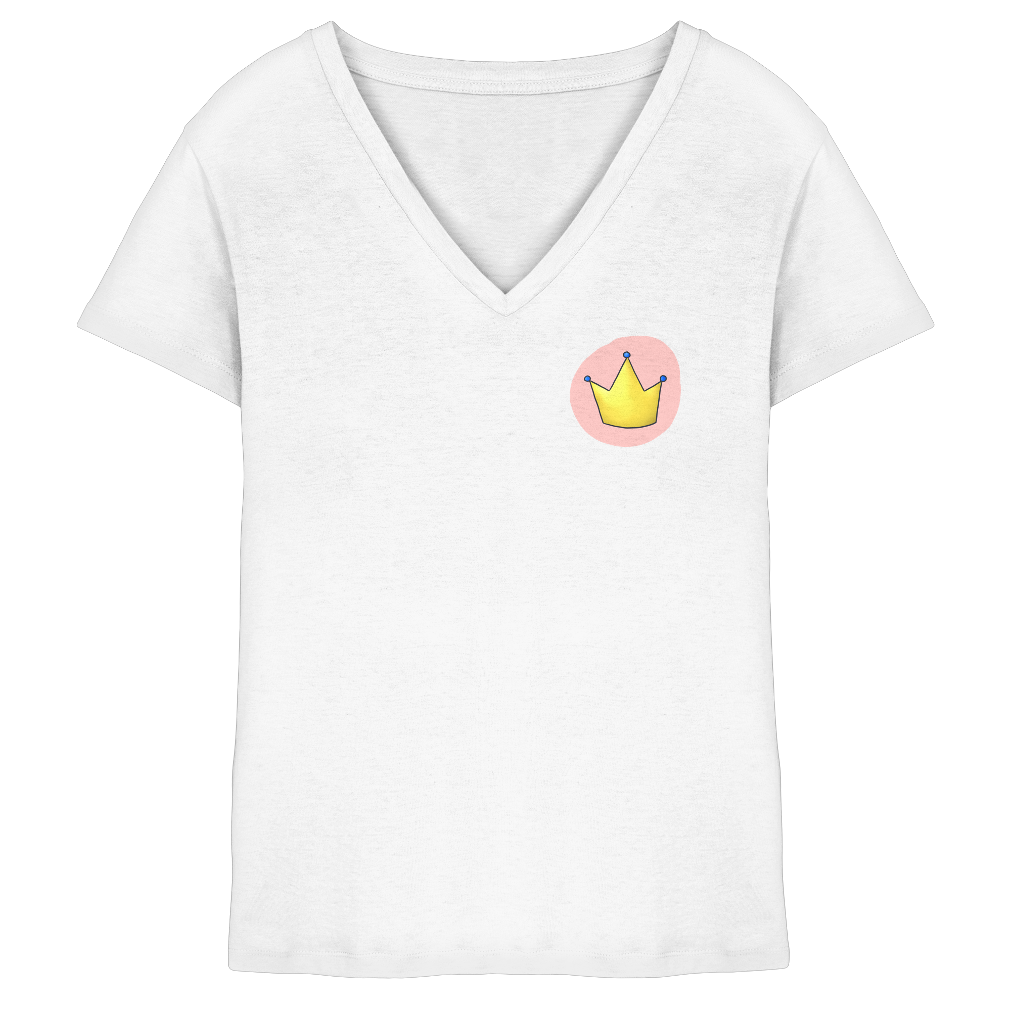 Survivor Queens Logo "Pink Bubble Edition" - Ladies V-Neck Shirt