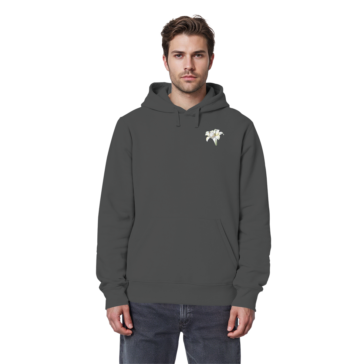 Seelenmännchen "Kuschelblume Edition" - Organic Basic Hoodie