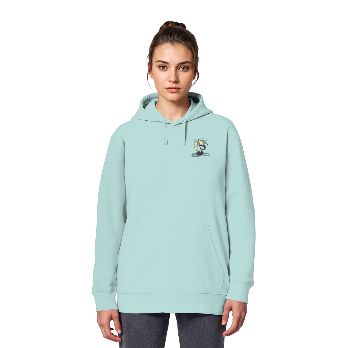 Melodien in Moll (hell) - Organic Basic Hoodie