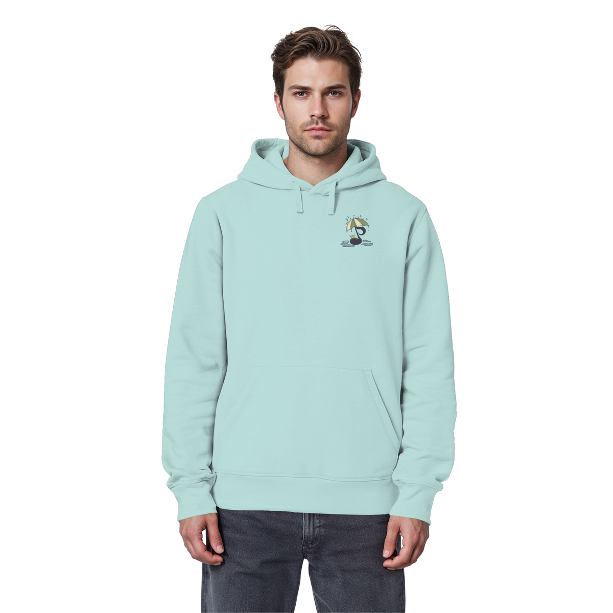 Melodien in Moll (hell) - Organic Basic Hoodie