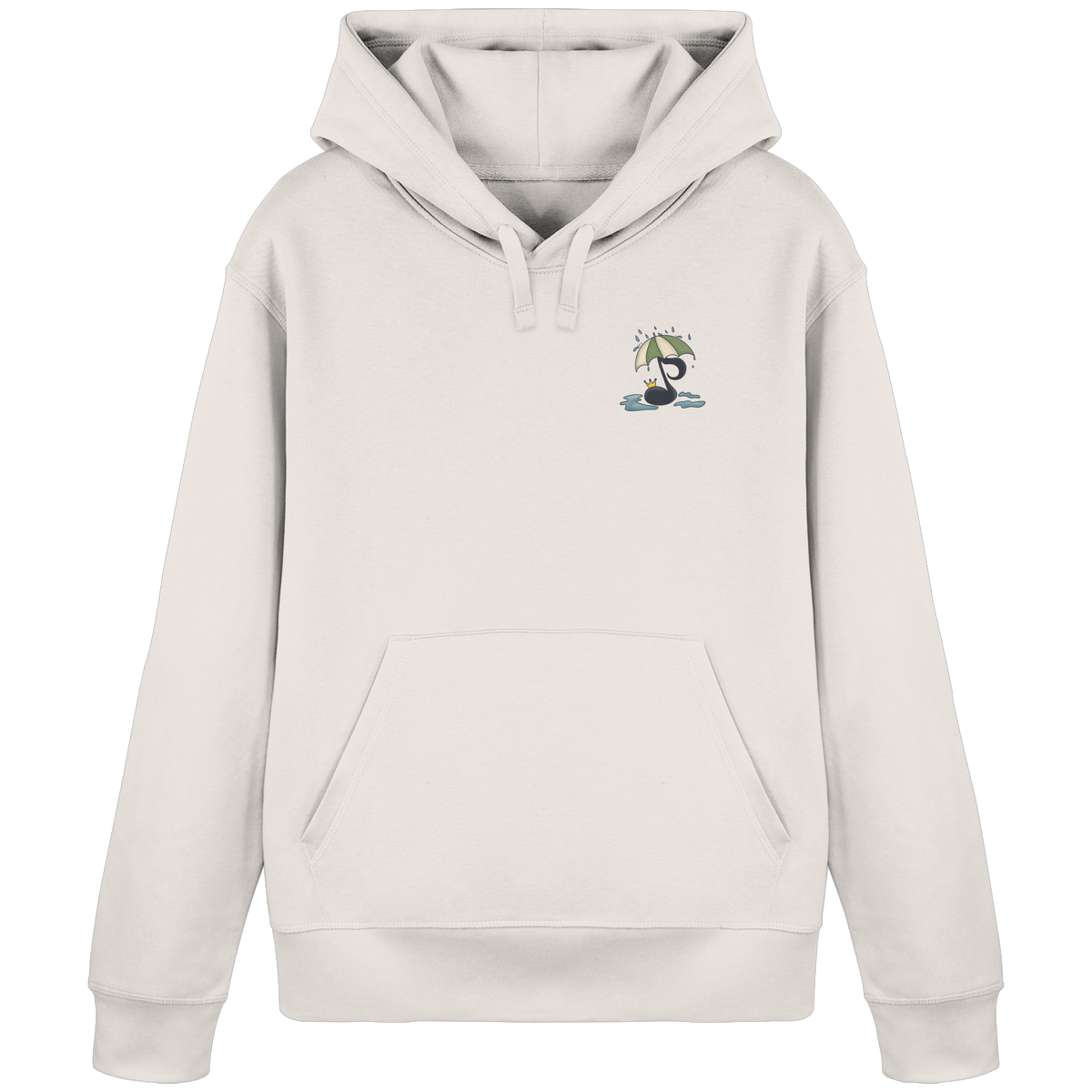 Melodien in Moll (hell) - Organic Basic Hoodie