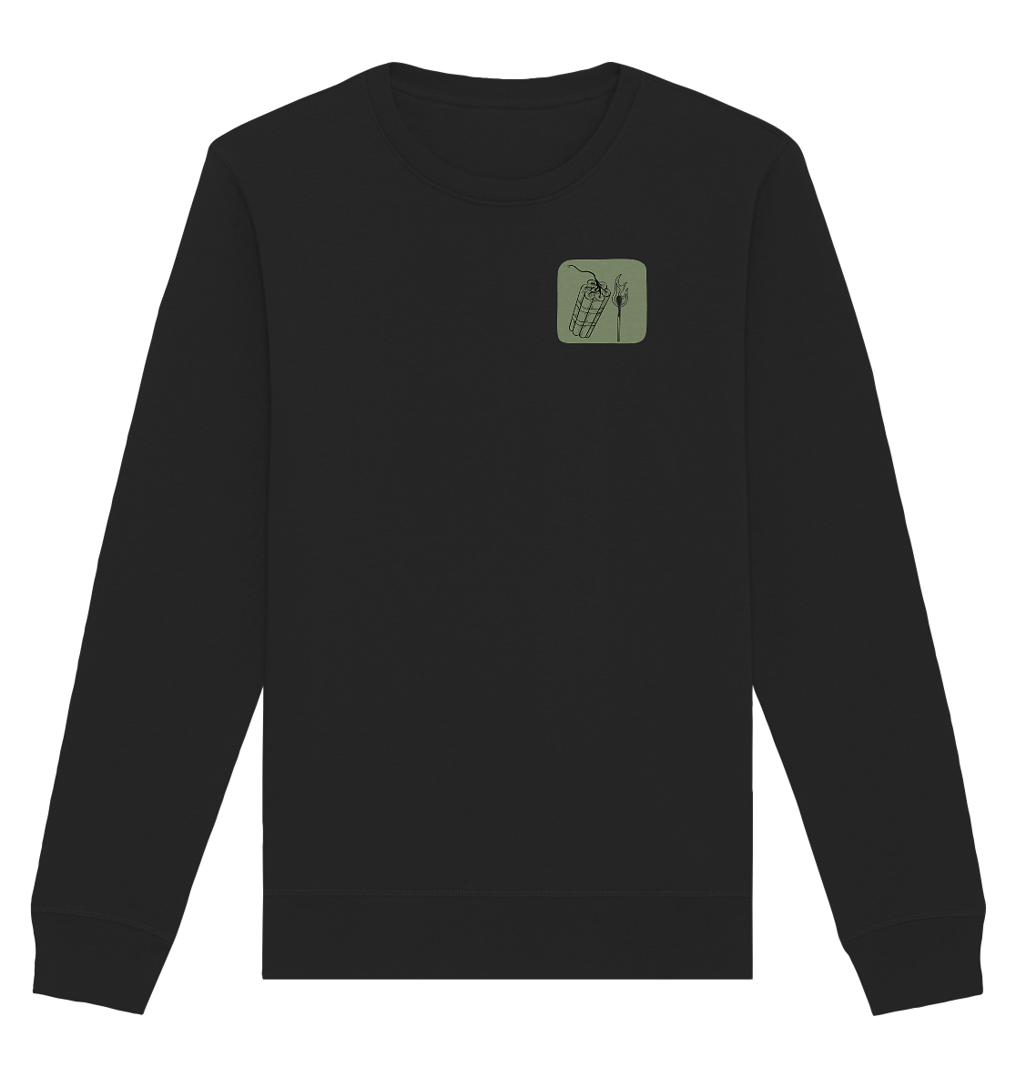 Feuer und Flamme fürs Patriarchat - Organic Basic Unisex Sweatshirt