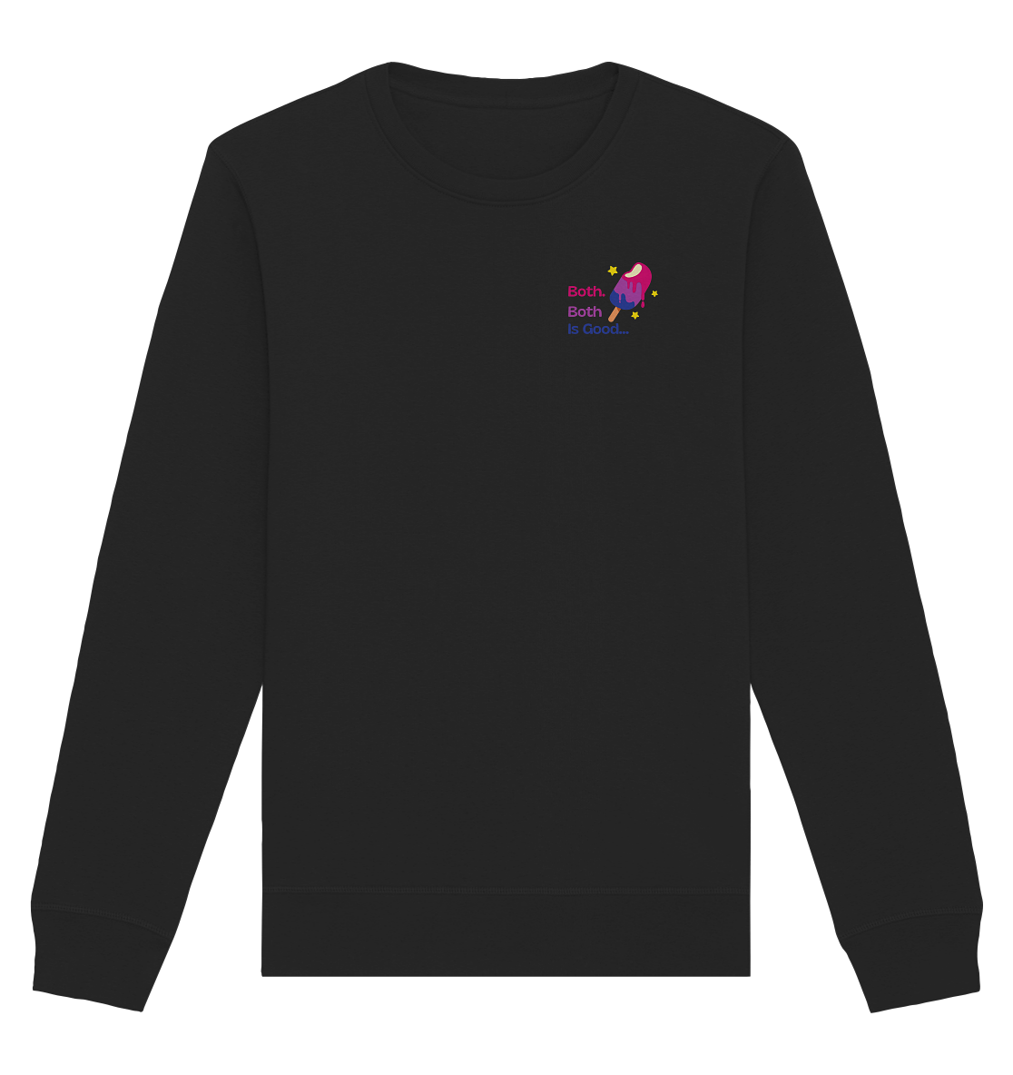Bi Pride: Both is Good - Organic Basic Unisex Sweatshirt