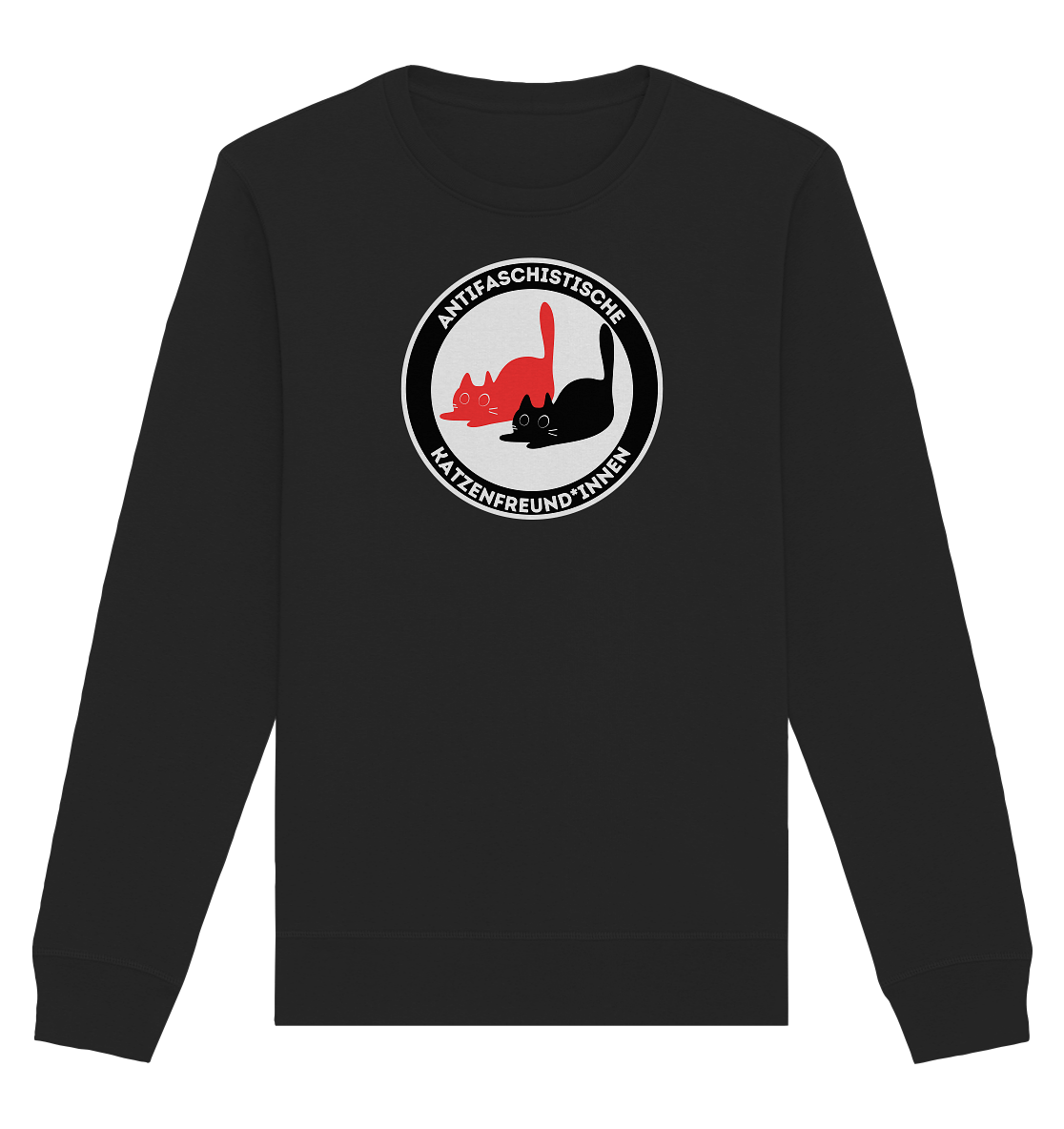 Antifaschistische Katzenfreund*innen - Organic Basic Unisex Sweatshirt