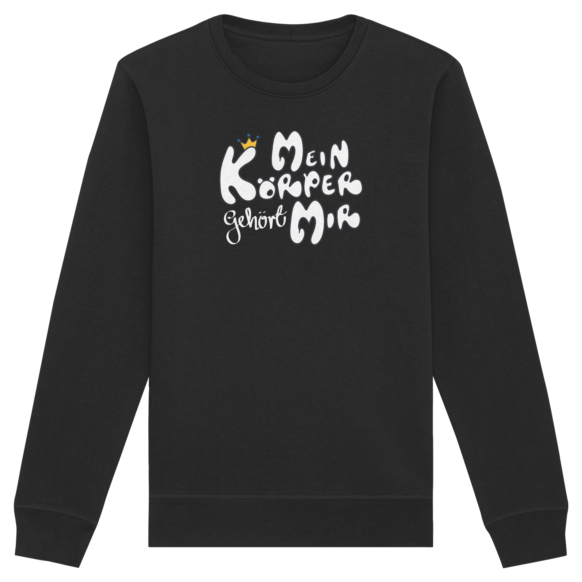 Mein Körper gehört mir "Weiße Edition" - Organic Basic Unisex Sweatshirt