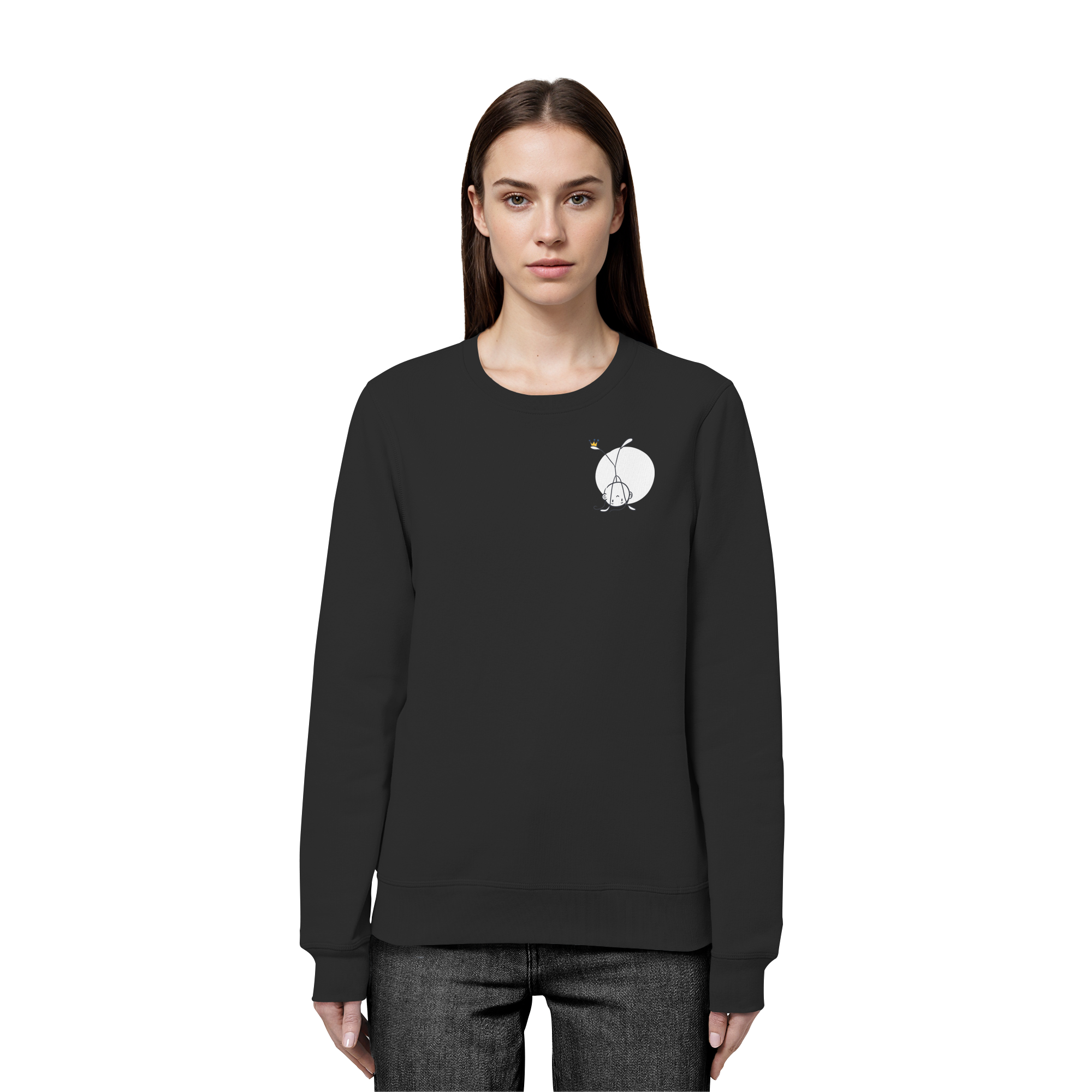 Mein Körper gehört mir "Bunte Edition" Backprint - Organic Basic Unisex Sweatshirt