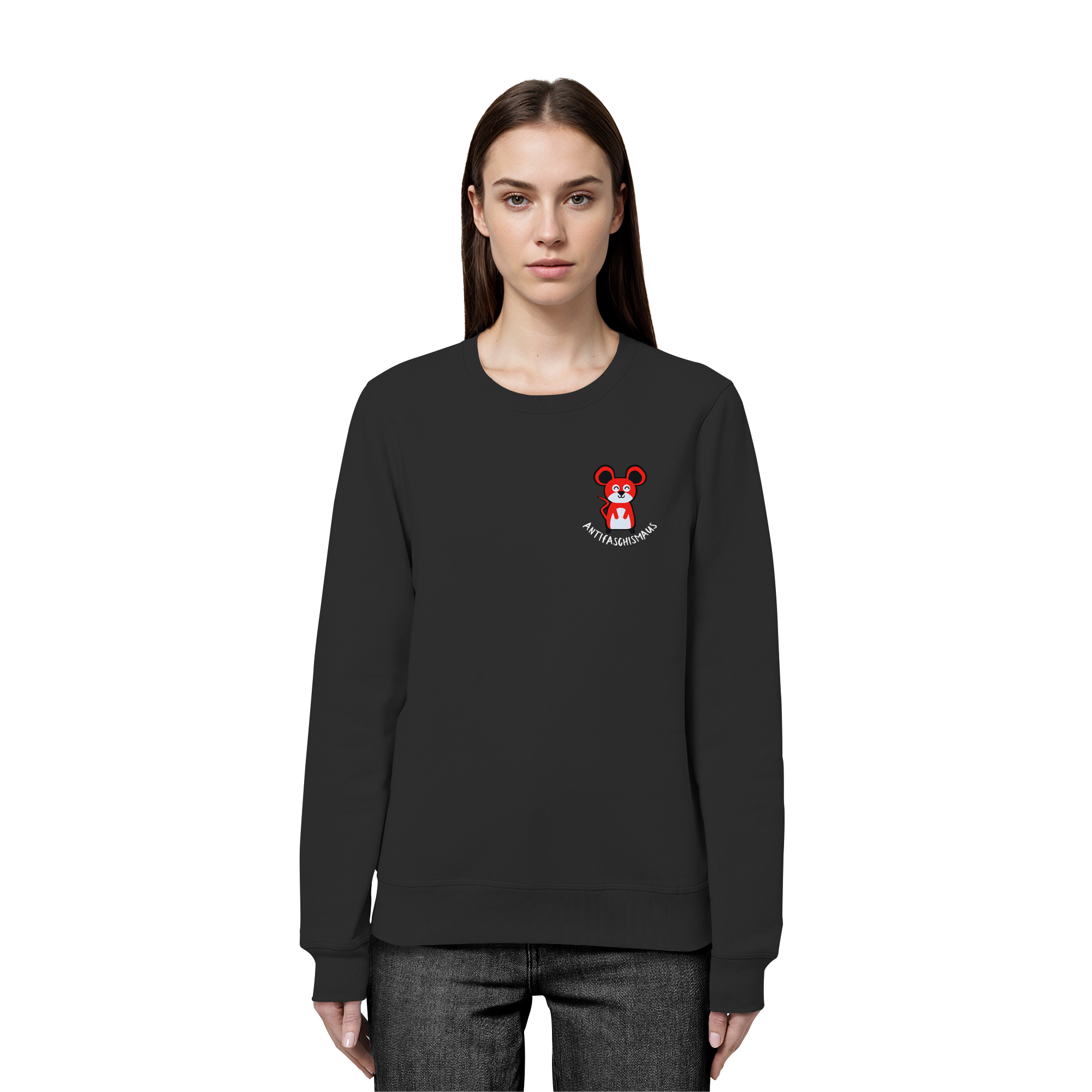Antifaschismaus - Organic Basic Unisex Sweatshirt