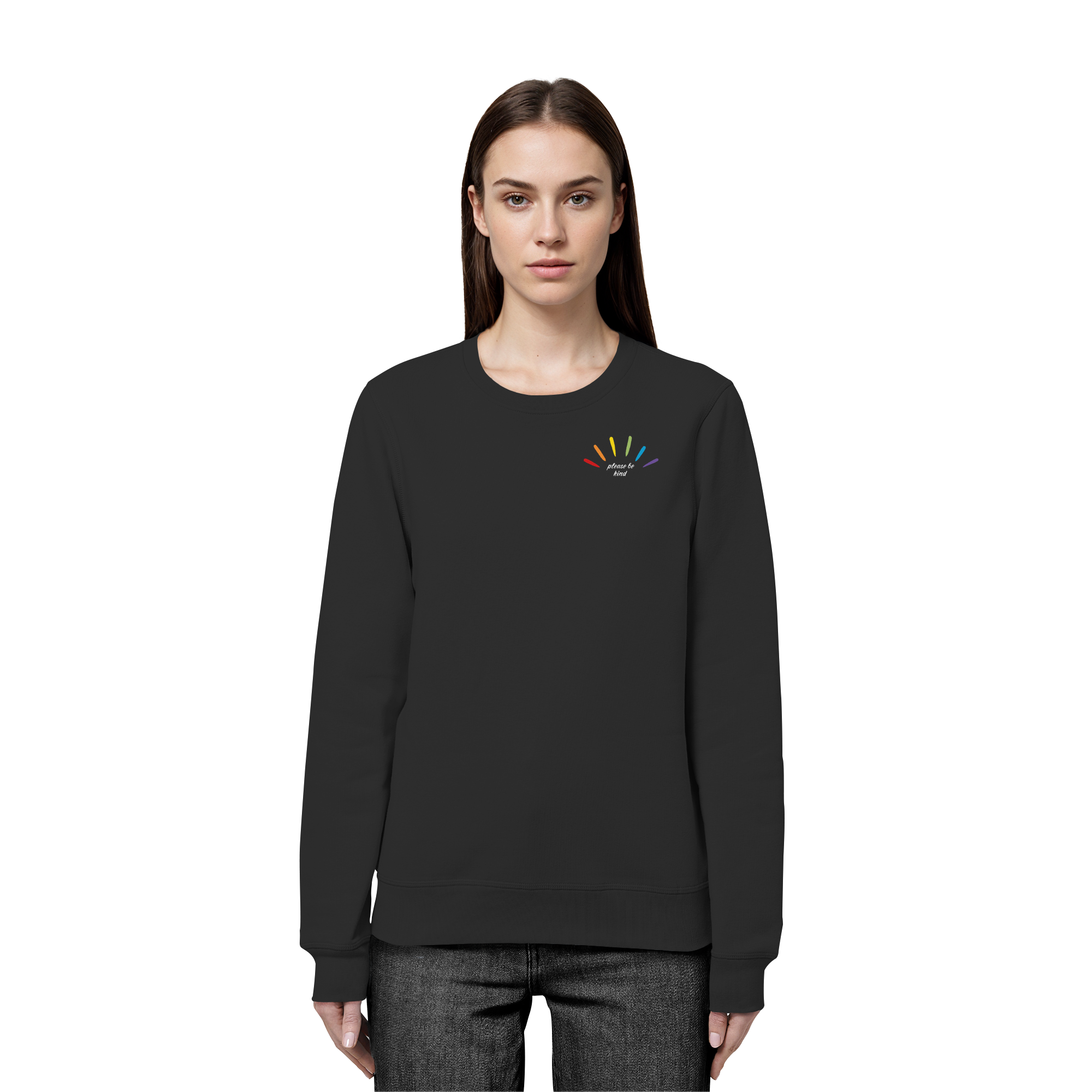 please be kind - Organic Basic Unisex Sweatshirt