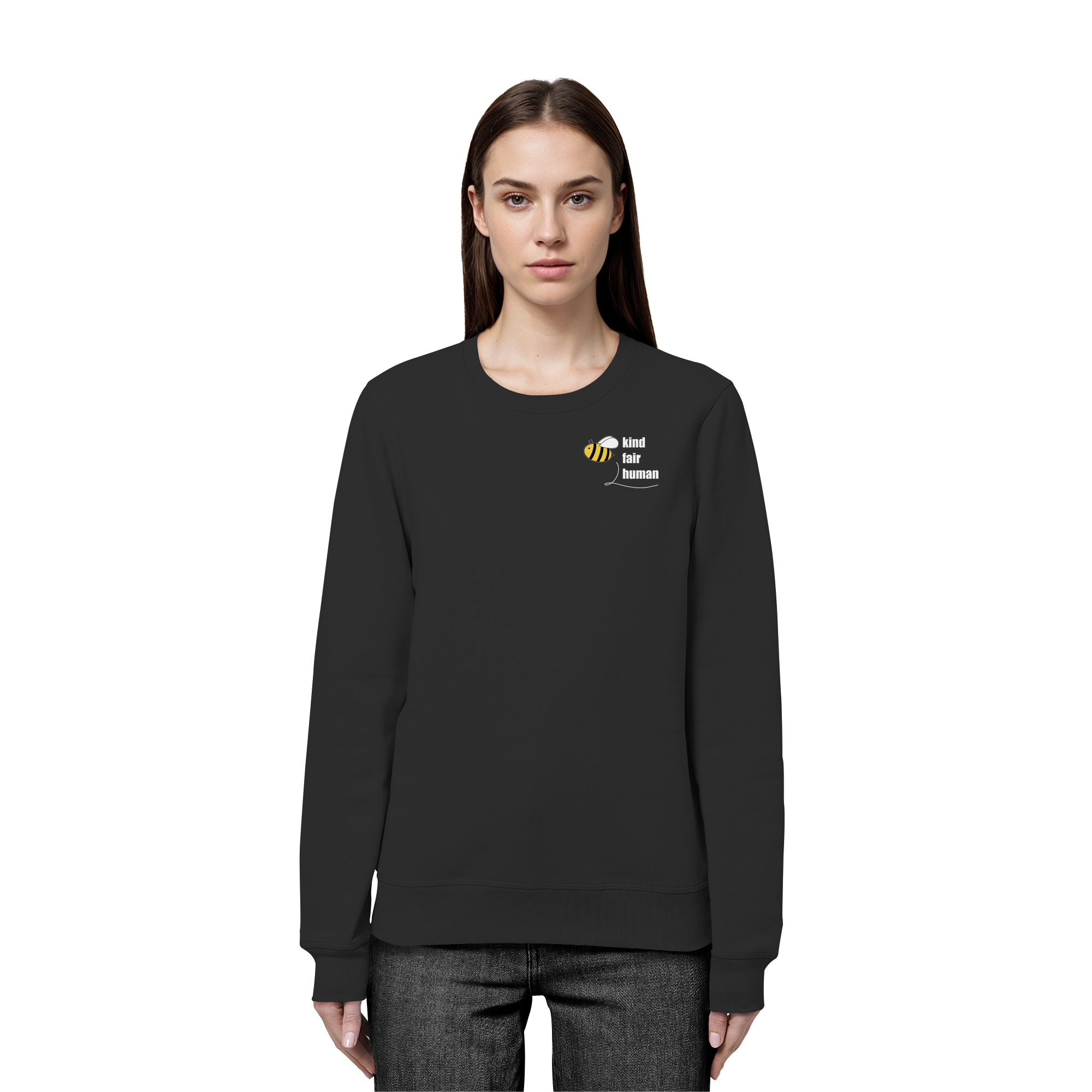 Be Kind Fair Human "Biene Edition" - Organic Basic Unisex Sweatshirt
