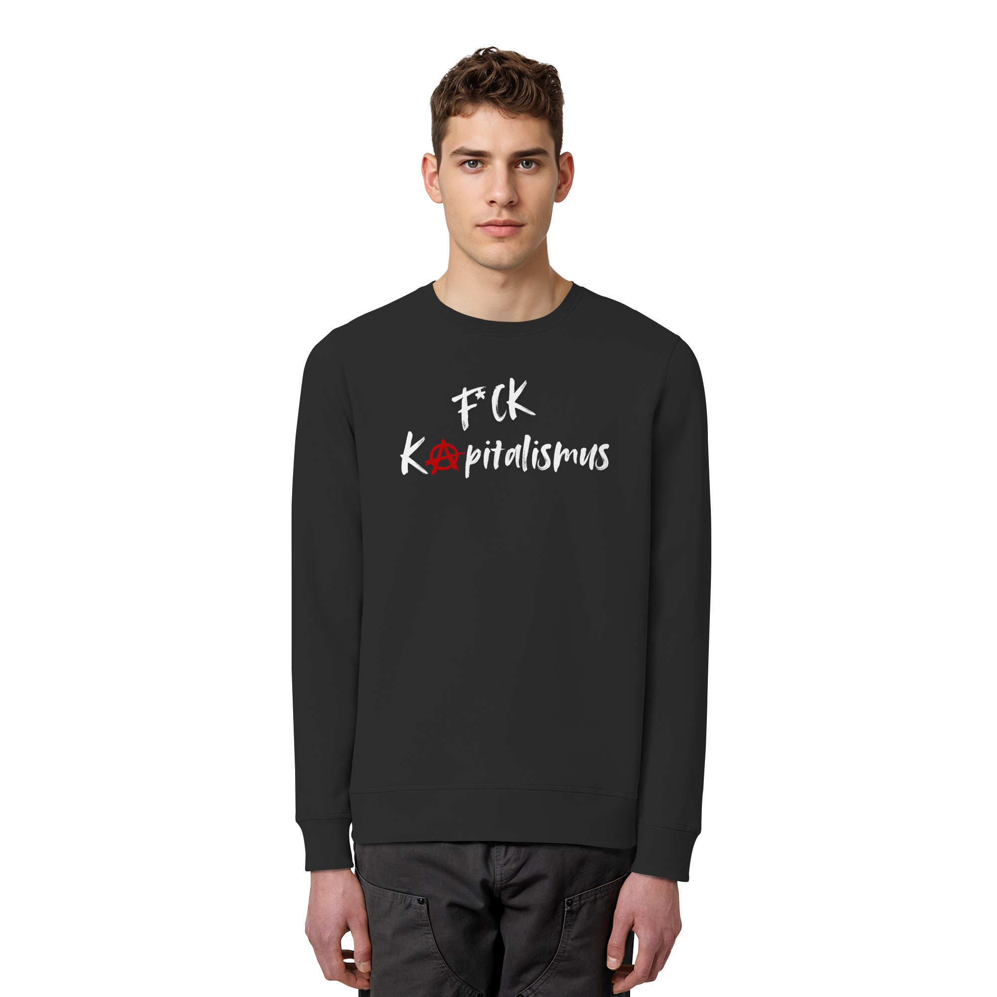 FCK Kapitalismus - Organic Basic Unisex Sweatshirt