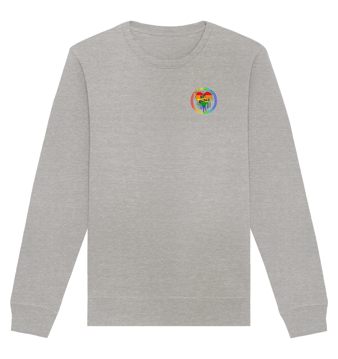 Queer Not Wrong "Regenbogenkreis Edition" - Organic Basic Unisex Sweatshirt