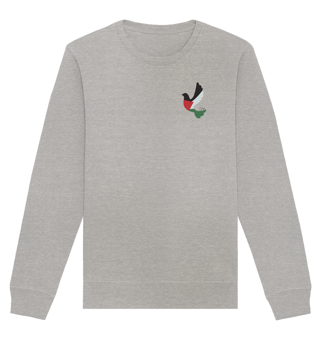 Free Palestine "Unbroken Wings Edition" - Organic Basic Unisex Sweatshirt
