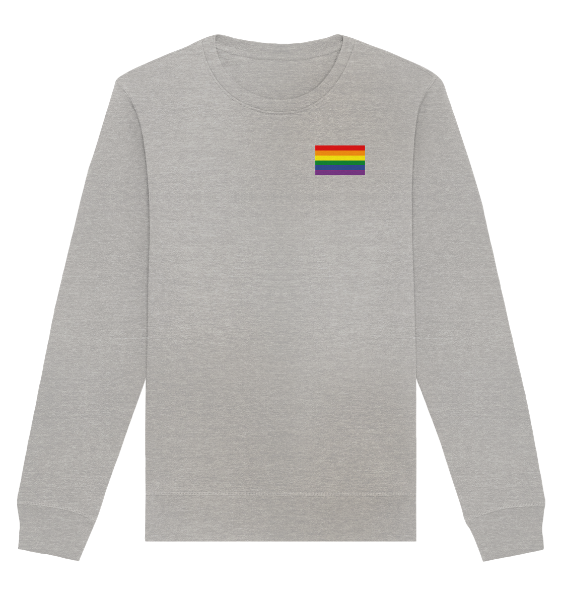 Regenbogen Pride Flag - Organic Basic Unisex Sweatshirt