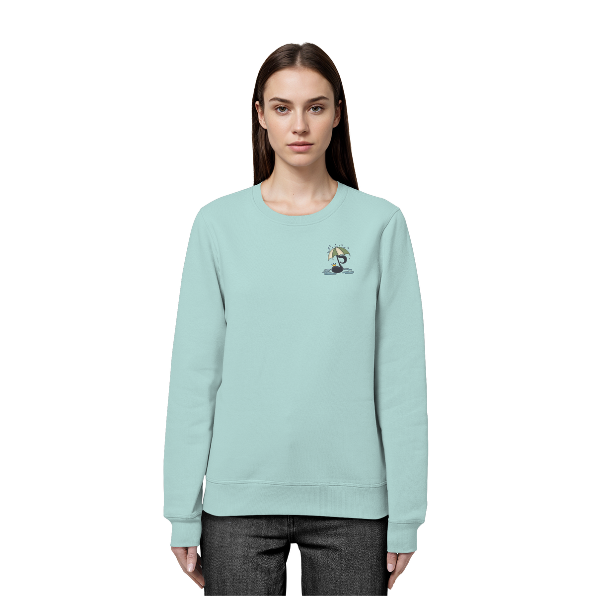Melodien in Moll (hell) - Organic Basic Unisex Sweatshirt