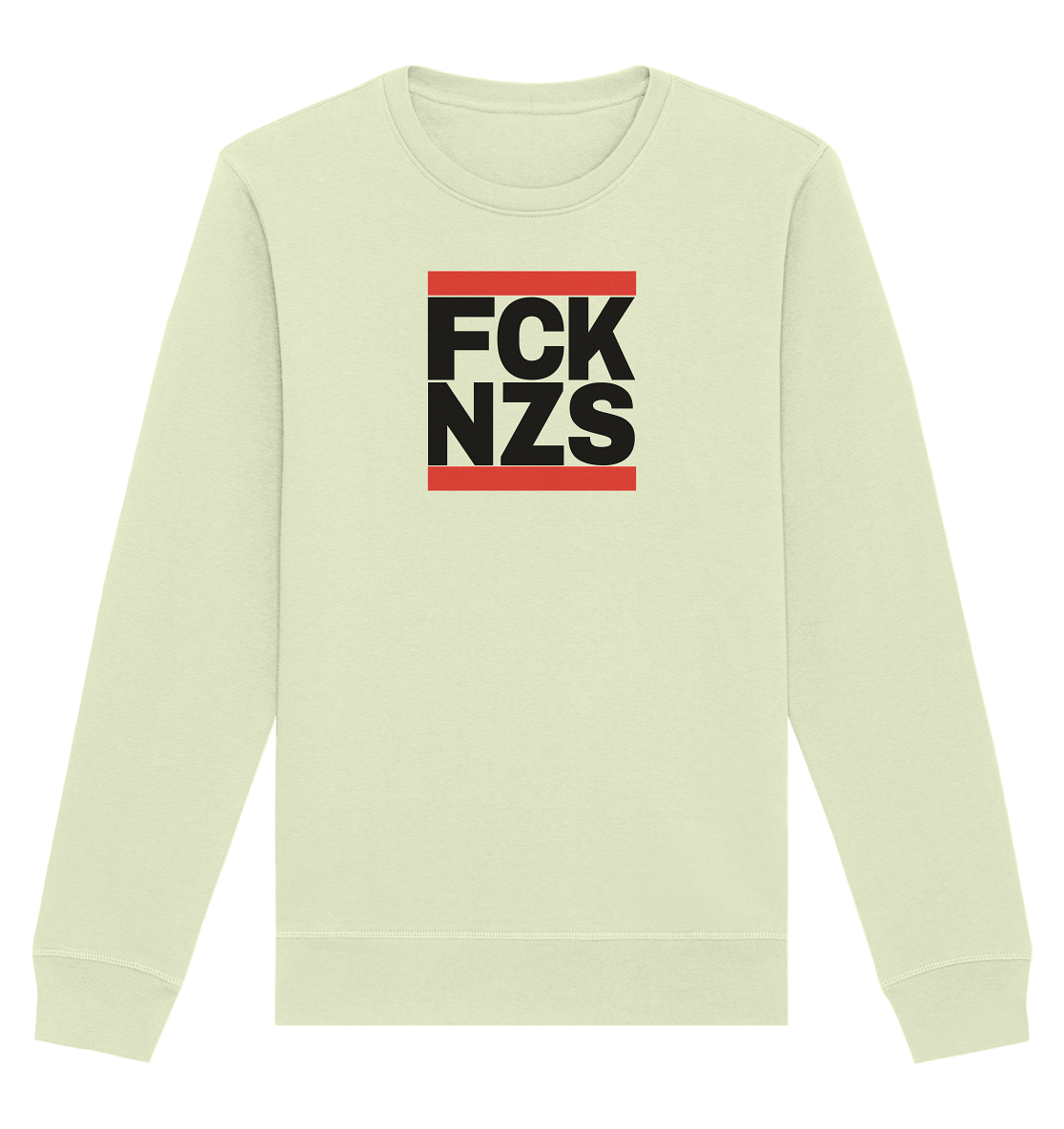 FCK NZS (schwarze Schrift) - Organic Basic Unisex Sweatshirt