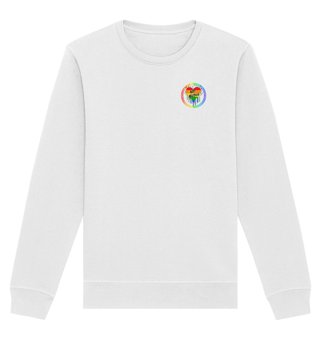 Queer Not Wrong "Regenbogenkreis Edition" - Organic Basic Unisex Sweatshirt