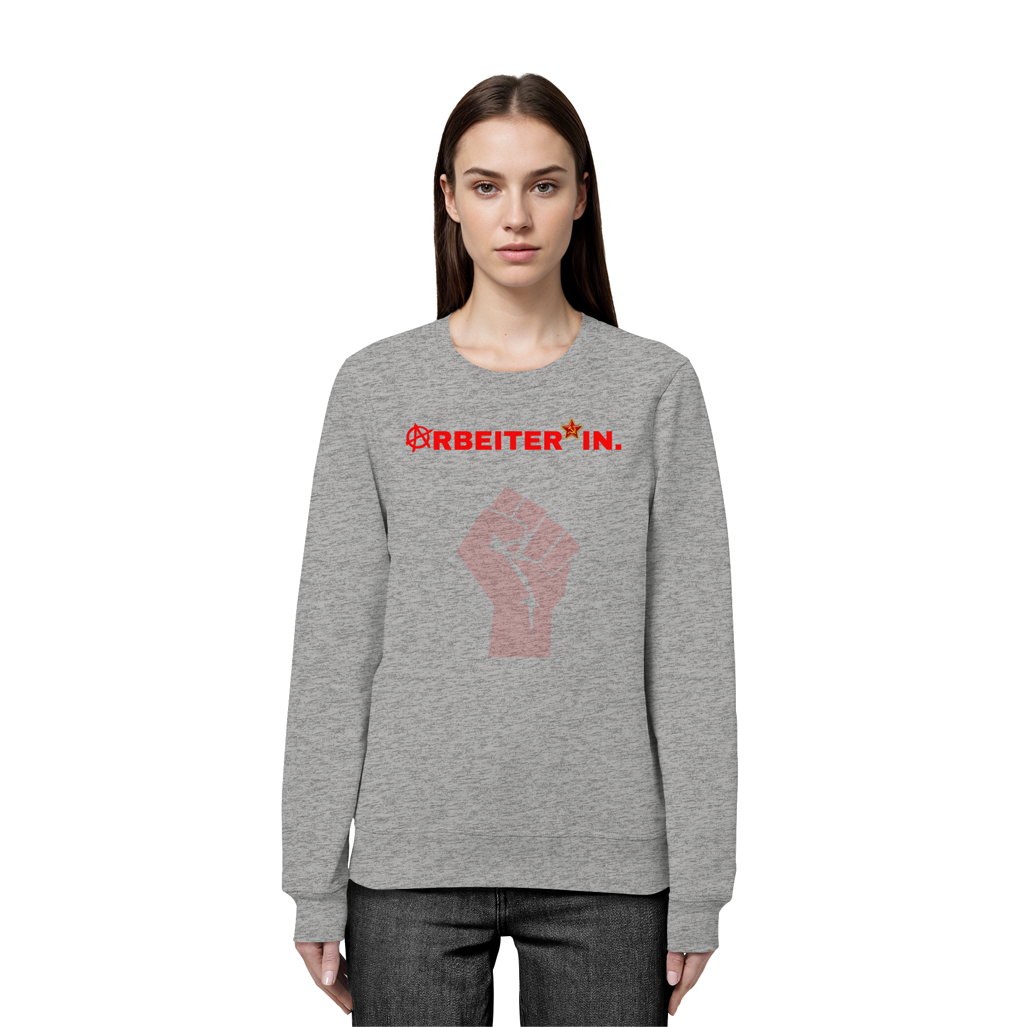 ARBEITER*IN. "Solidarisch und Frei Edition" - Organic Basic Unisex Sweatshirt