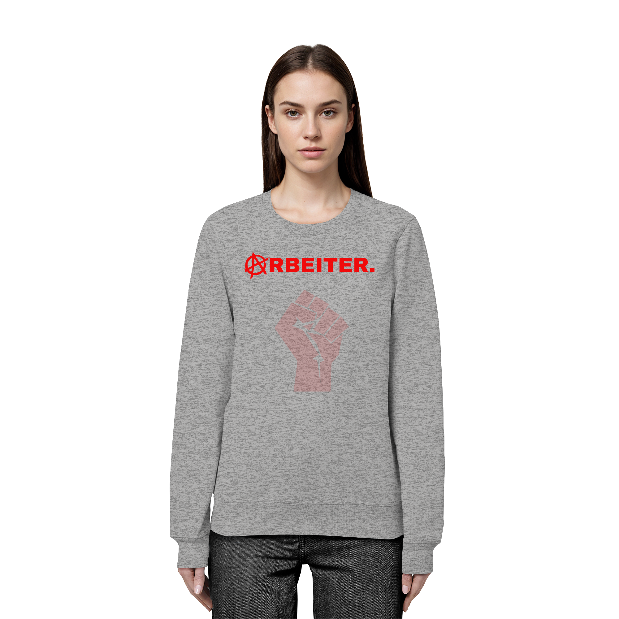 ARBEITER. "Solidarisch und Frei Edition" - Organic Basic Unisex Sweatshirt