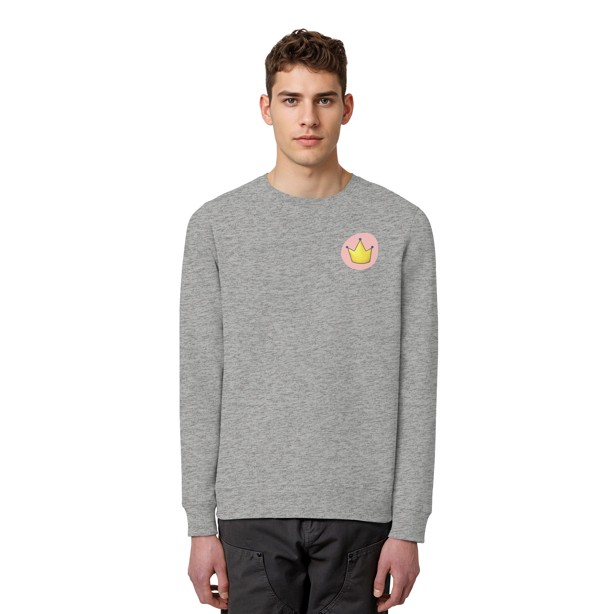 Survivor Queens Logo "Pink Bubble Edition" - Organic Basic Unisex Sweatshirt
