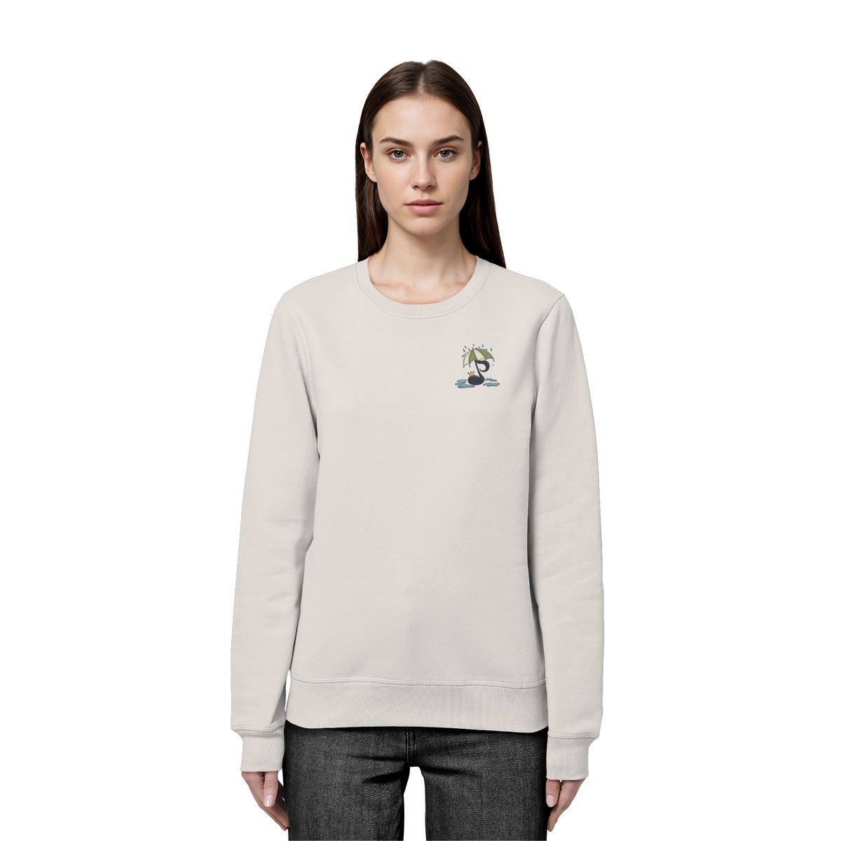 Melodien in Moll (hell) - Organic Basic Unisex Sweatshirt