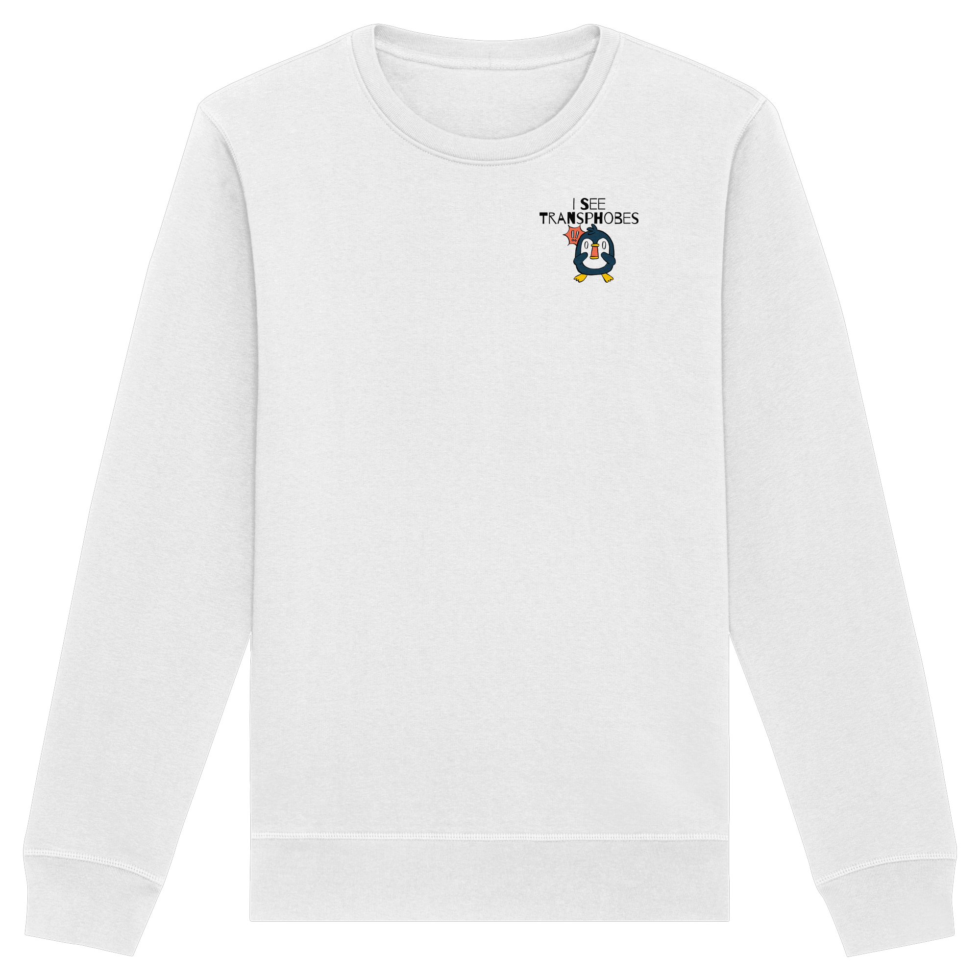 I see Transphobes - Organic Basic Unisex Sweatshirt