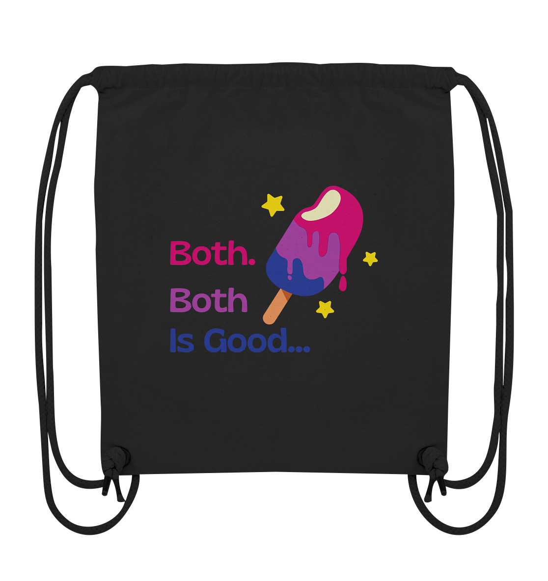 Bi Pride: Both is Good - Organic Gym-Bag