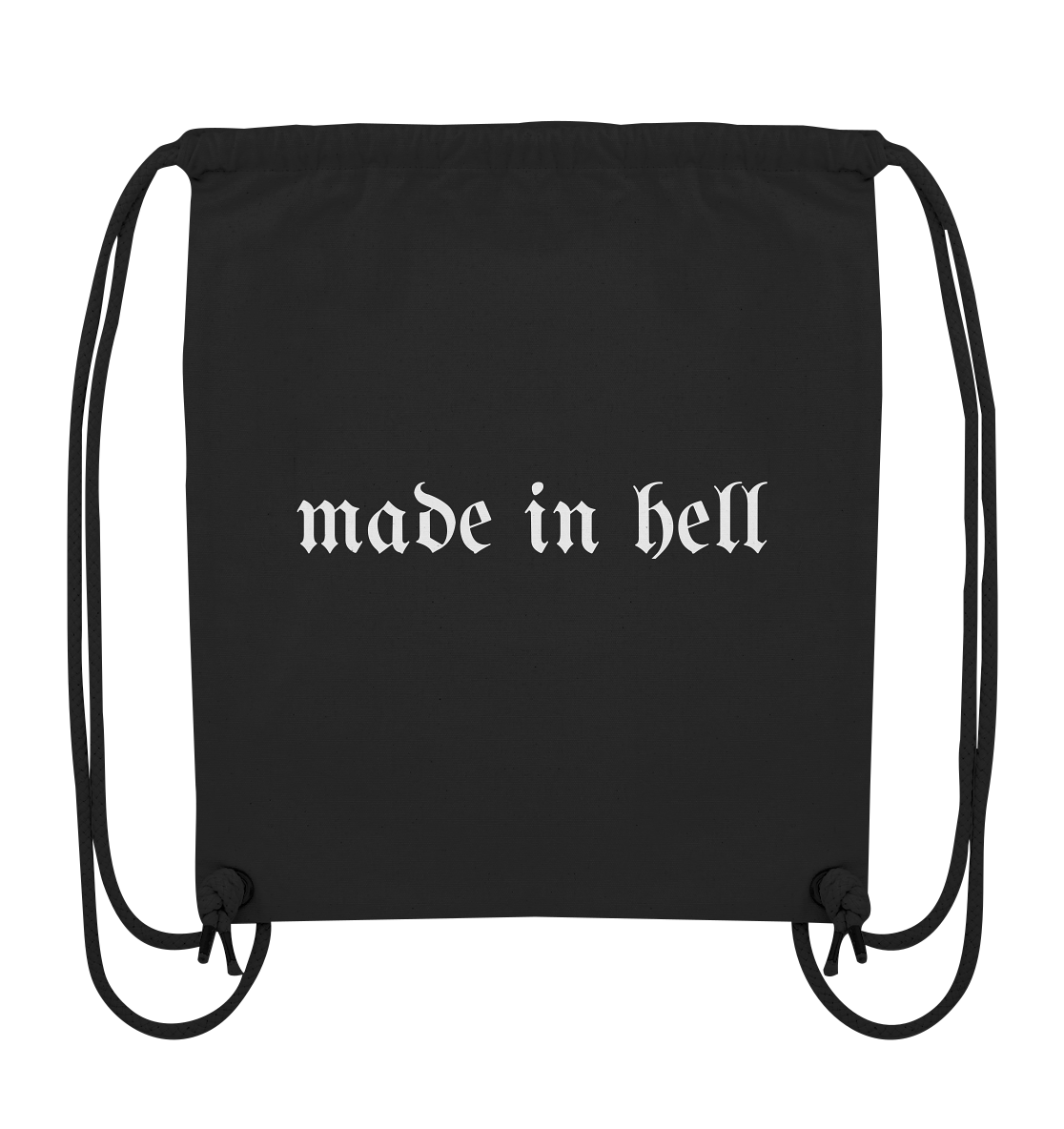 made in hell - Organic Gym-Bag