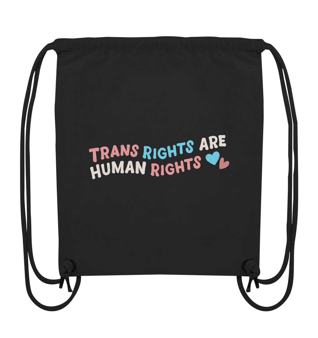 Trans Rights are Human Rights "Pastel Power Edition" - Organic Gym-Bag