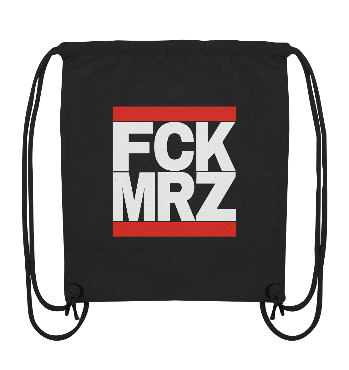 FCK MRZ (weiße Schrift) - Organic Gym-Bag