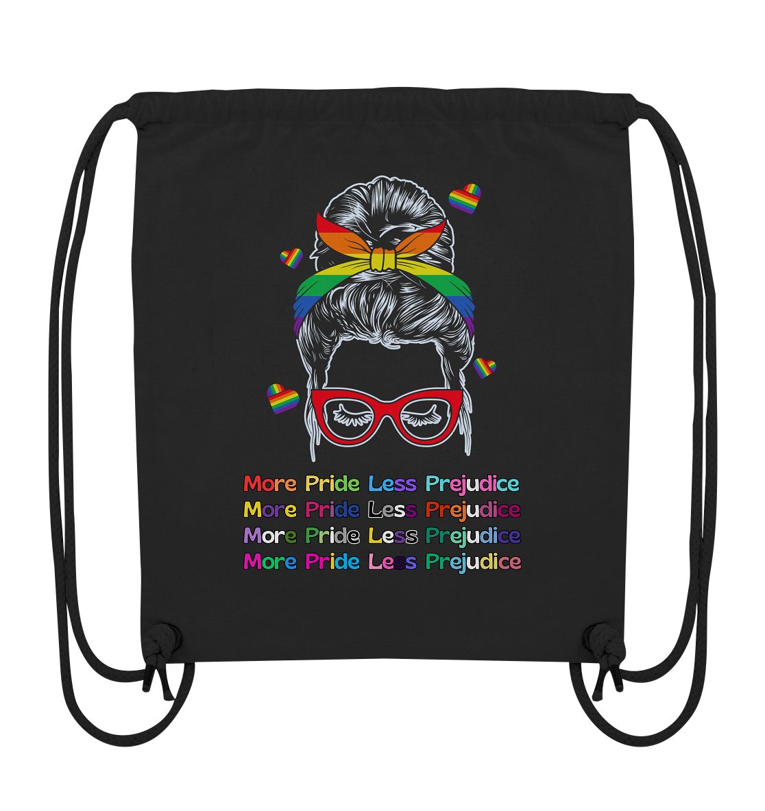 More Pride Less Prejudice - Organic Gym-Bag