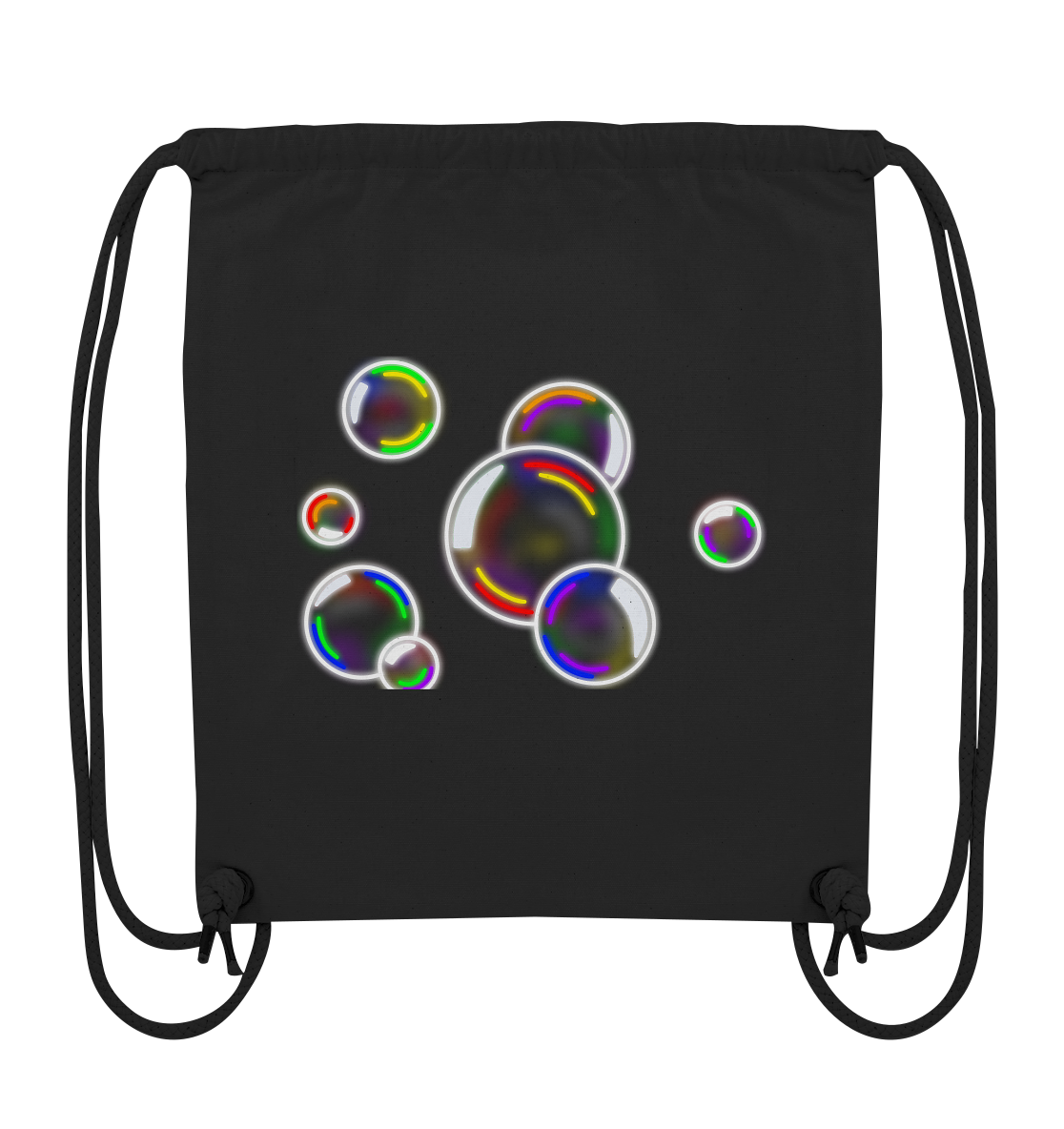 Regenbogen Seifenblasen - Organic Gym-Bag