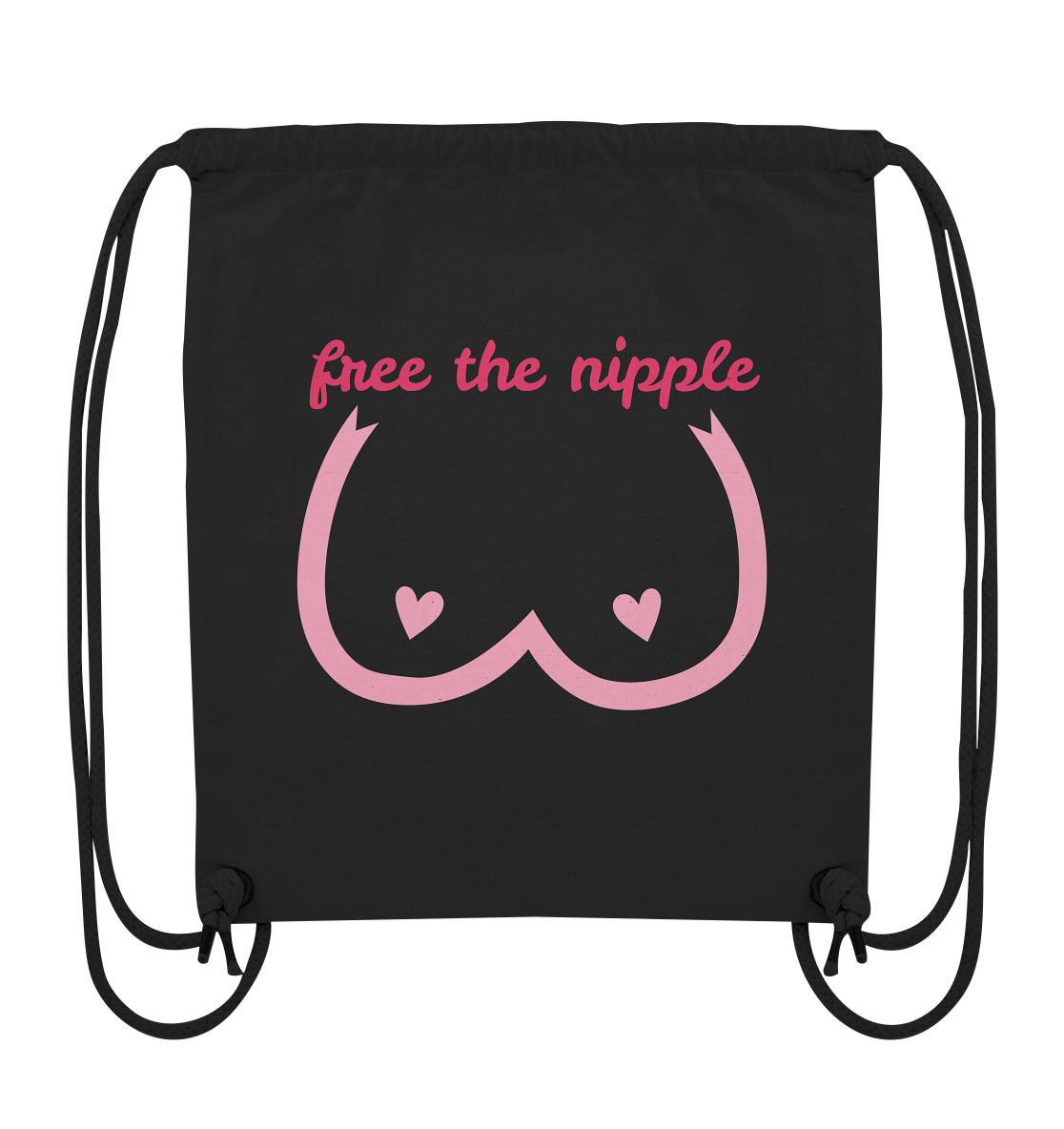 Free The Nipple - Organic Gym-Bag