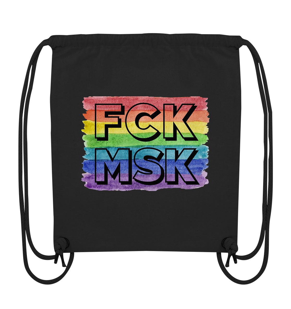 FCK MSK "Rainbow Resistance Edition" - Organic Gym-Bag