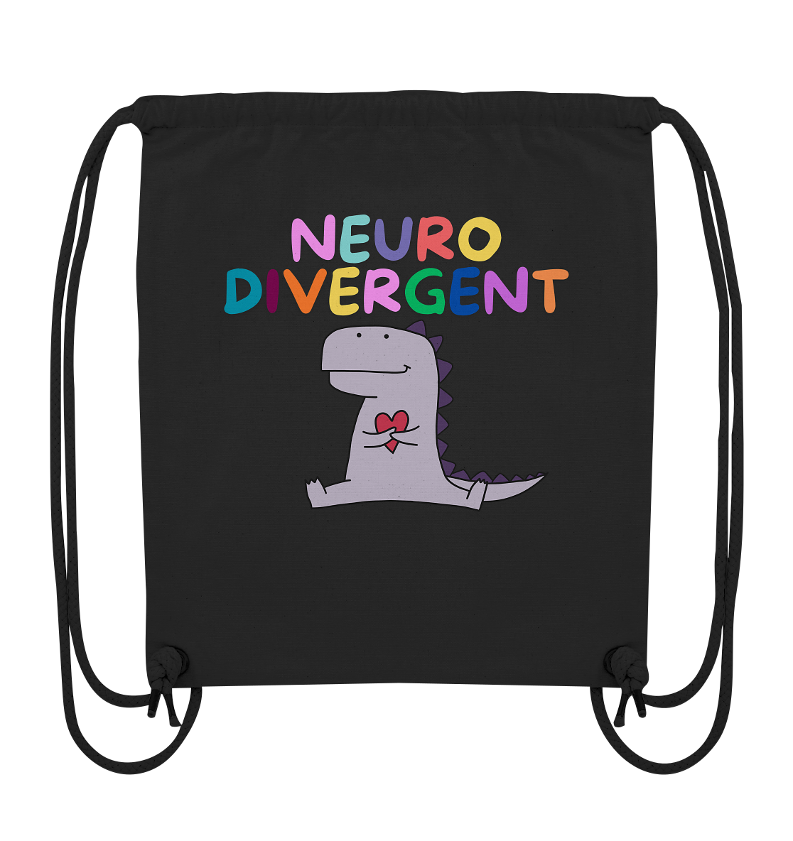 Neurodivergent "Dino Edition" - Organic Gym-Bag