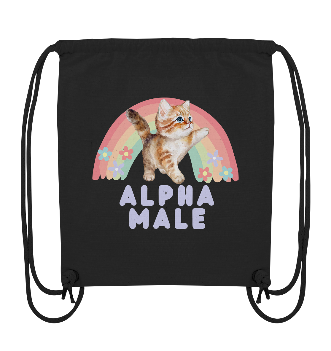 Alpha Male "Rainbow Roar Edition" - Organic Gym-Bag
