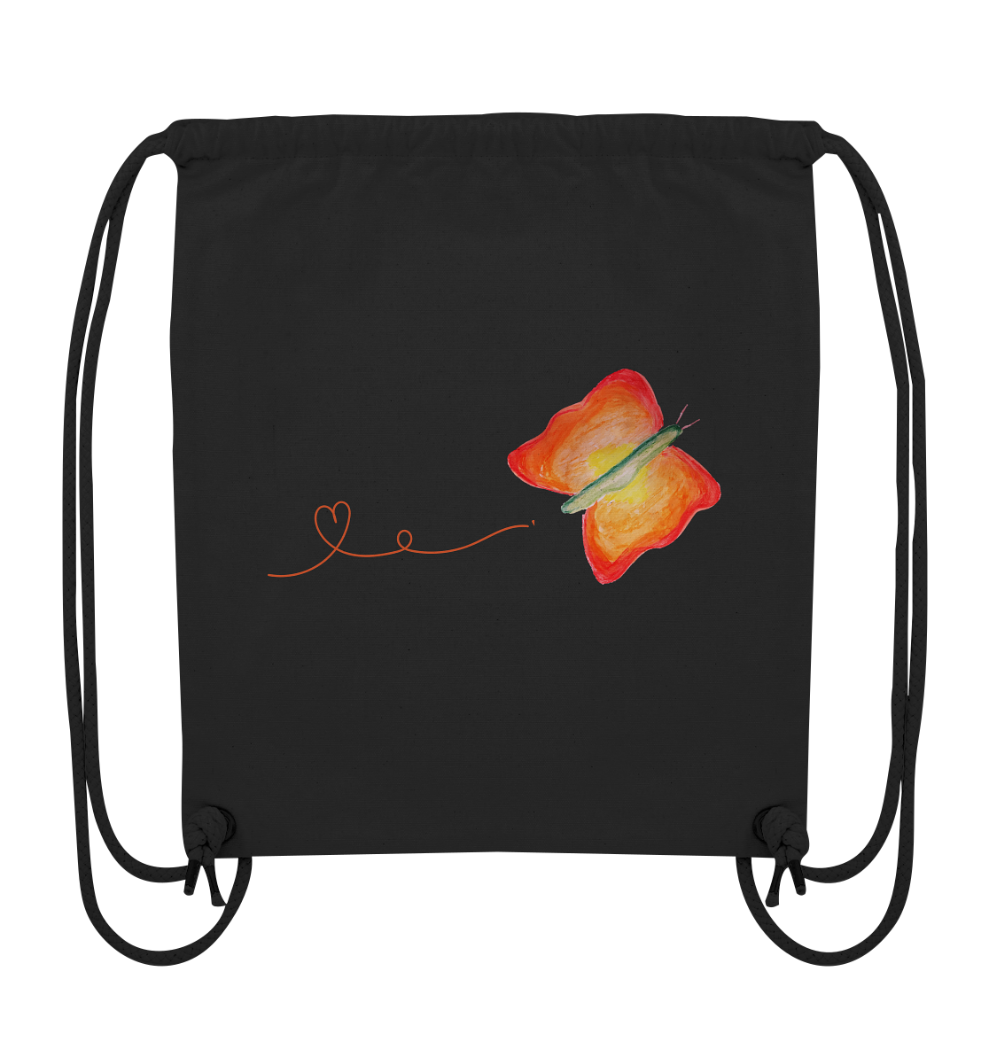 Schmetterline Jona "Herzspur Edition" - Organic Gym-Bag