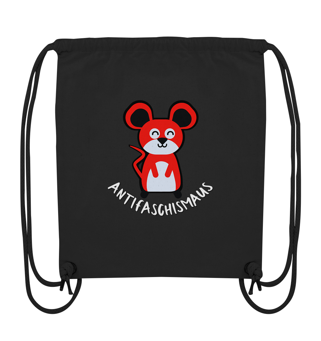 Antifaschismaus - Organic Gym-Bag