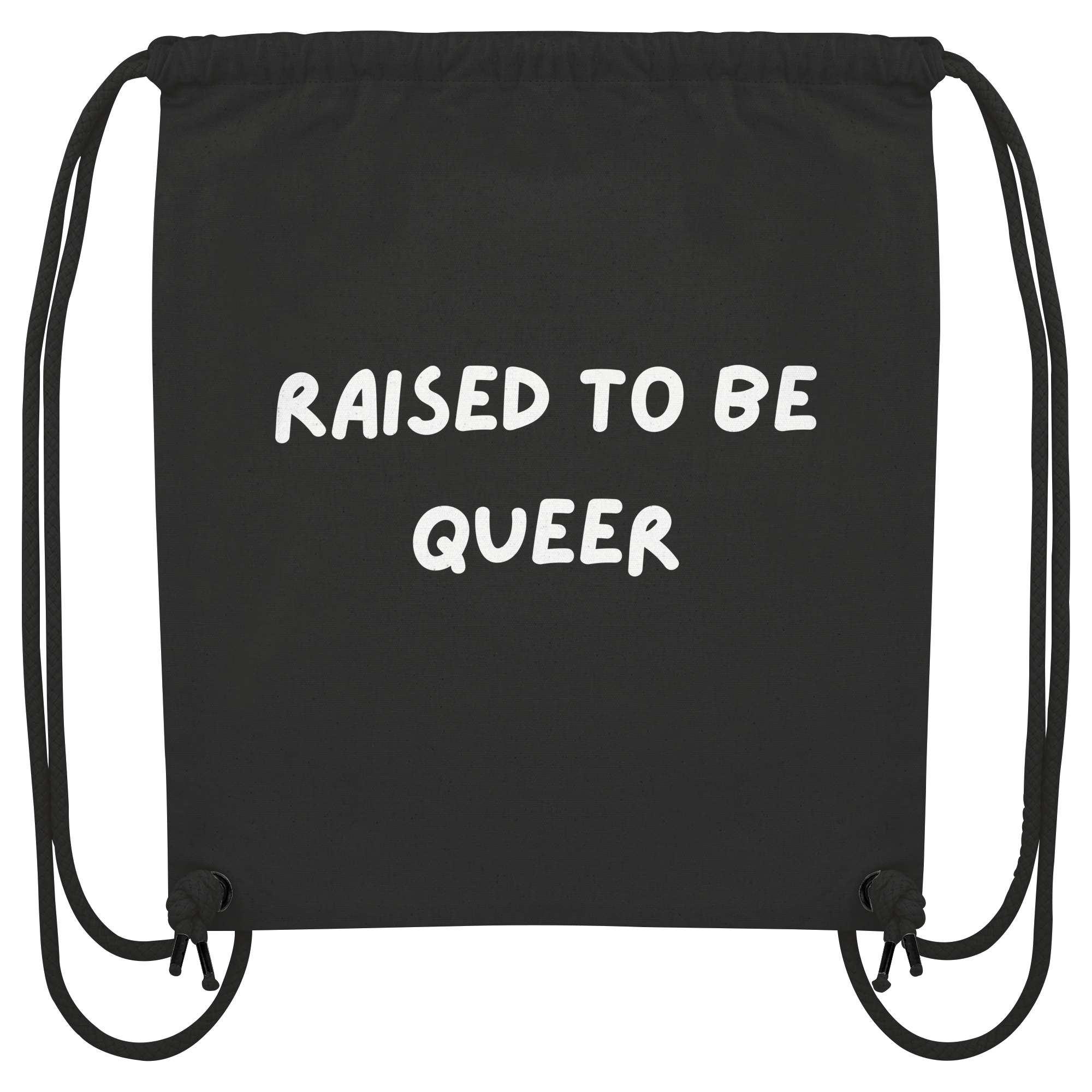 Raised To Be Queer - Organic Gym-Bag