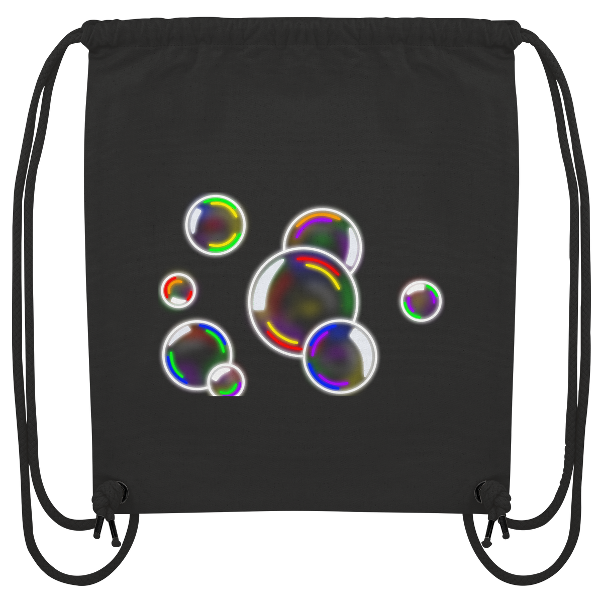 Regenbogen Seifenblasen - Organic Gym-Bag