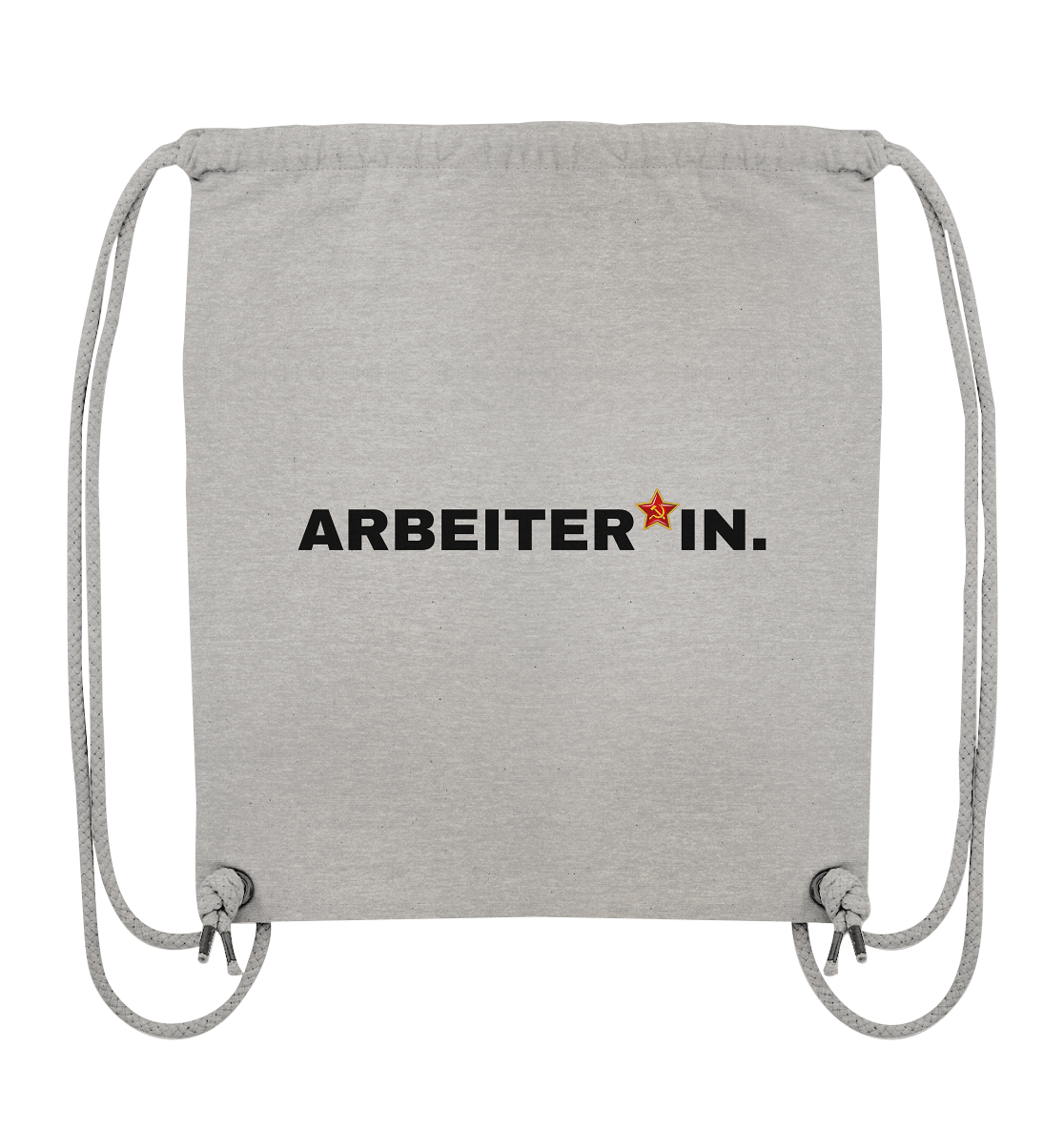 ARBEITER*IN. "Plain Work Edition" - Organic Gym-Bag
