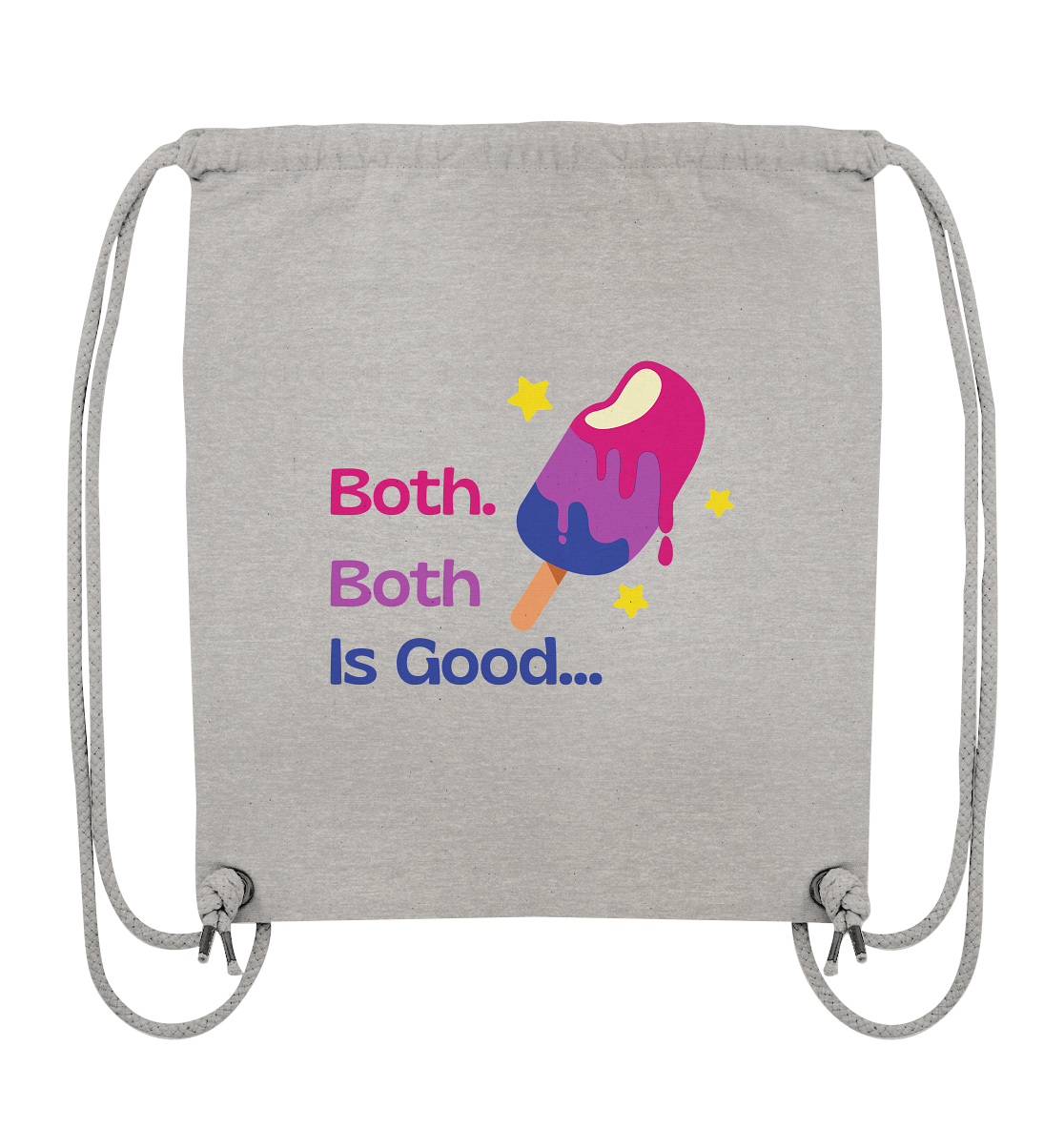 Bi Pride: Both is Good - Organic Gym-Bag