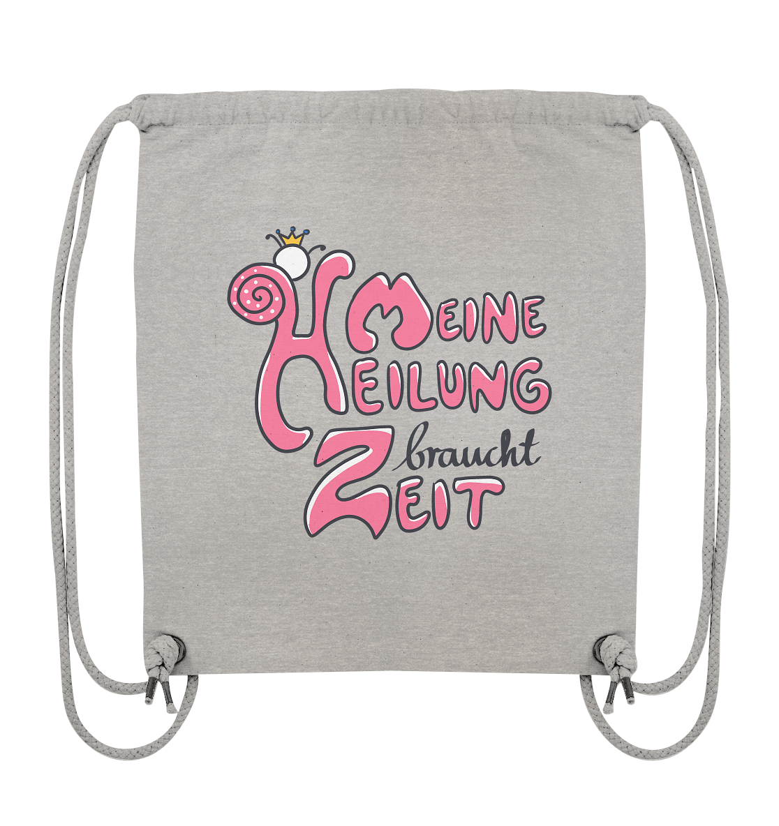 Meine Heilung braucht Zeit "Pinke Edition" - Organic Gym-Bag